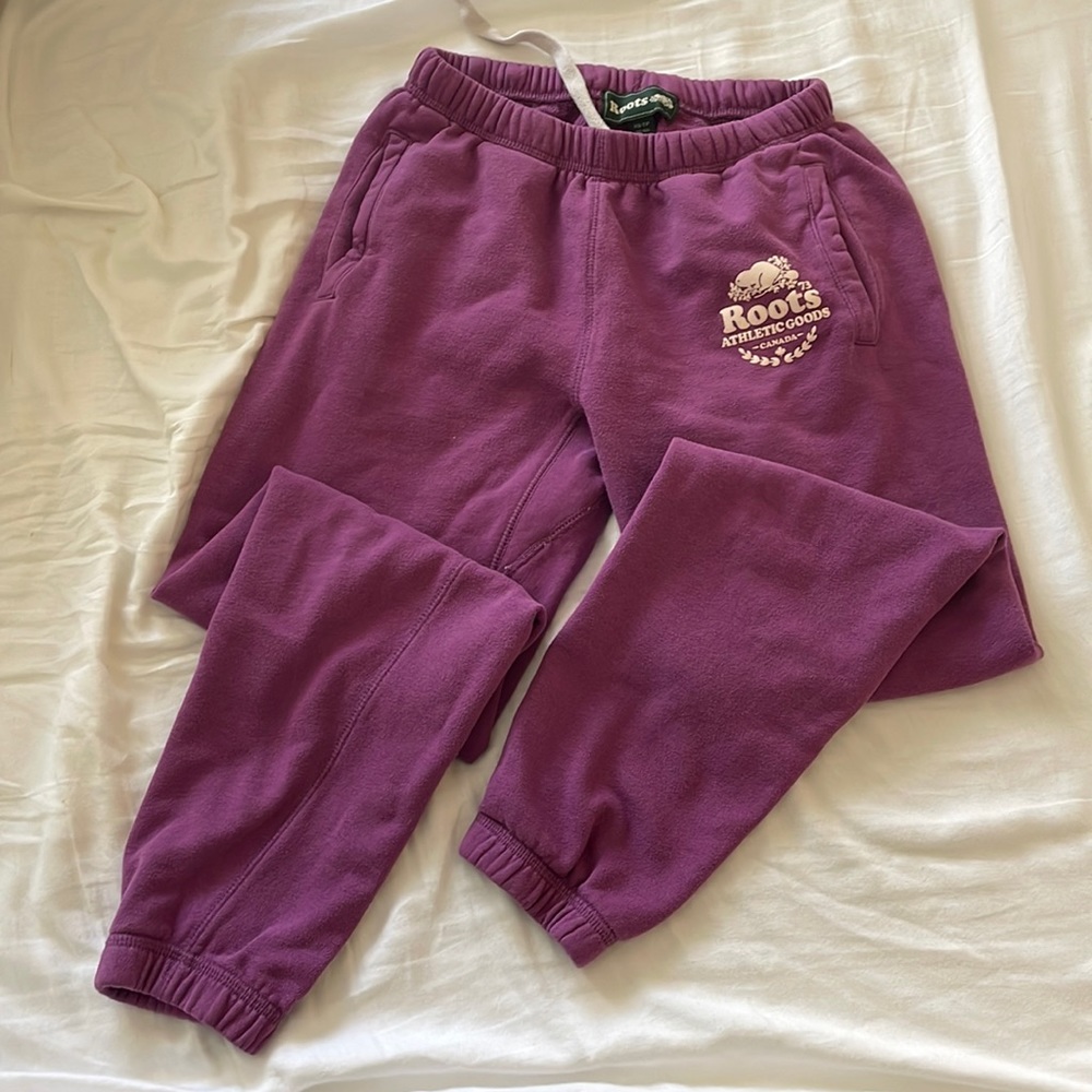 Roots Purple Track Pants